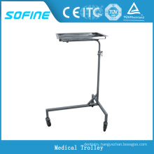 SF-DJ141 hospital ues stainless steel medical cart with wheels